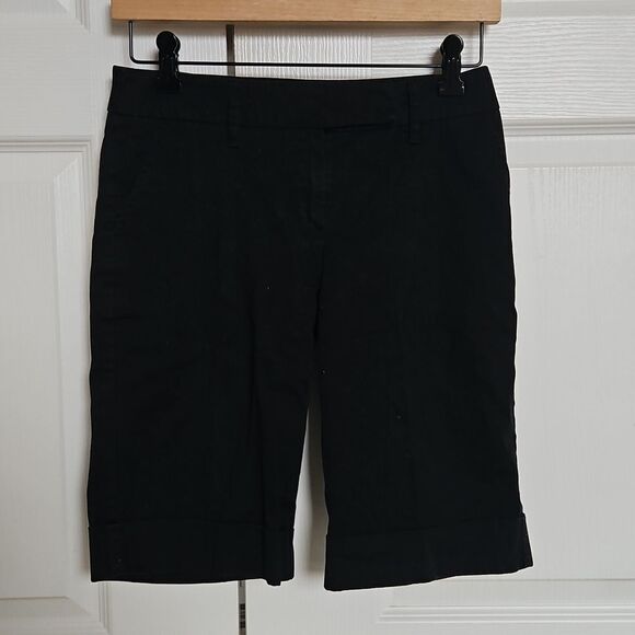 Orsay Women's Fold Hem Short Pants XS Black - Picture 2 of 16